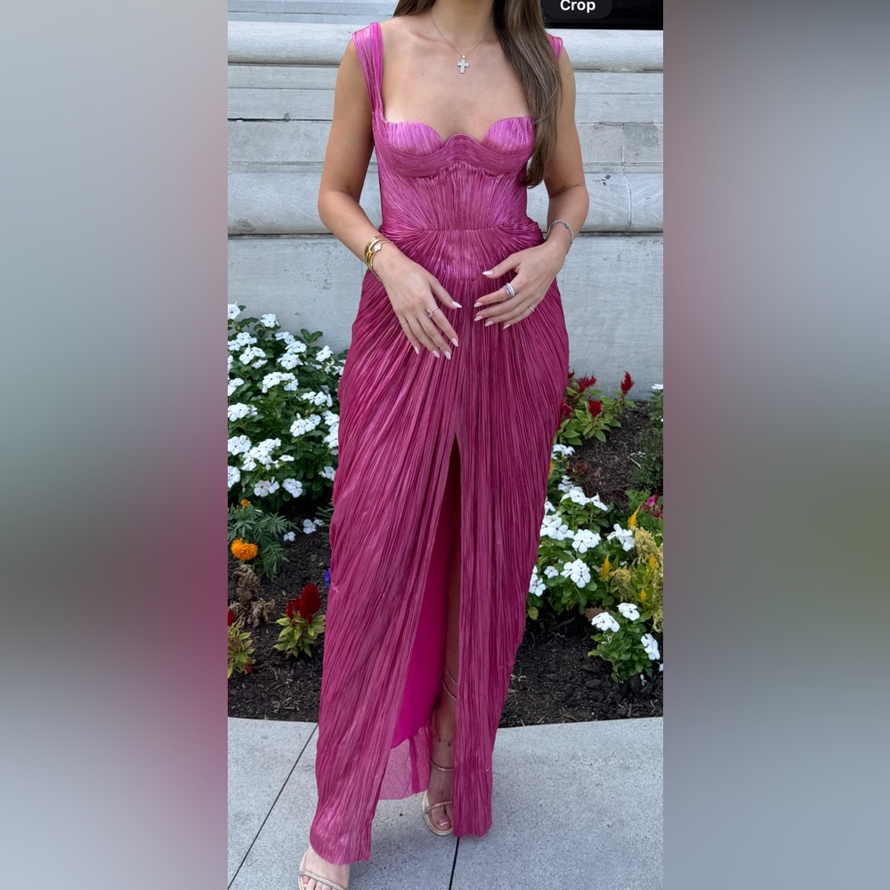 Maria Lucia Hohan pink gown size US 4